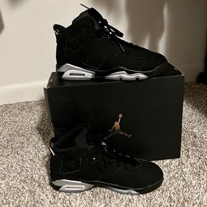 Air Jordan 6 retro chrome metallic silver